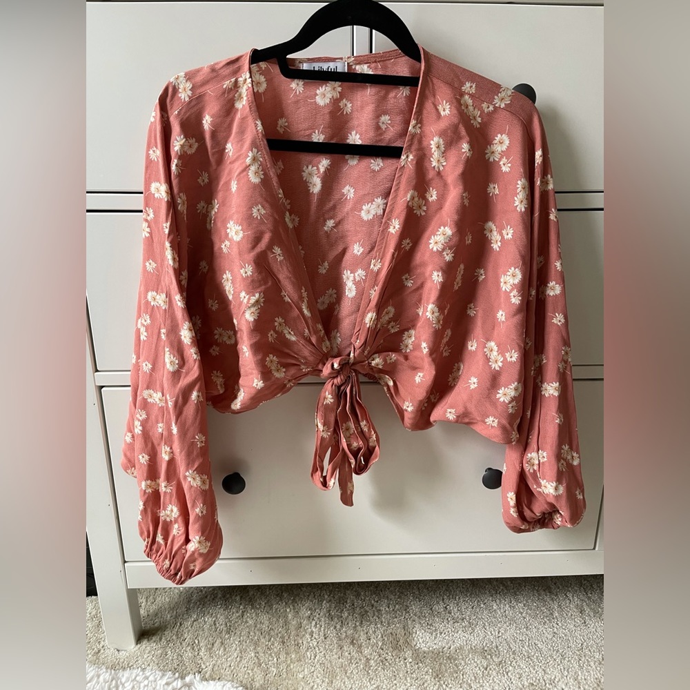Floral crop top